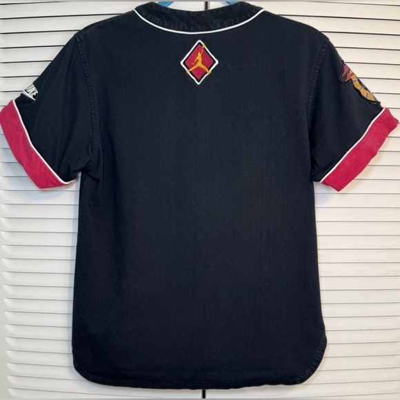 Vintage Y2K Nike Air Michael Jordan Baseball Jersey Boys Size YM No Sz Tag READ - Picture 2 of 9